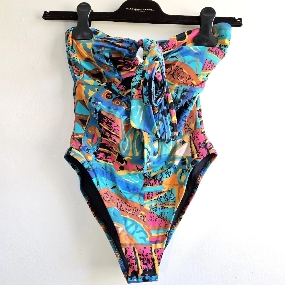 New CLEOBELLA Bardot Paradiso One Piece Swimsuit NWT XS